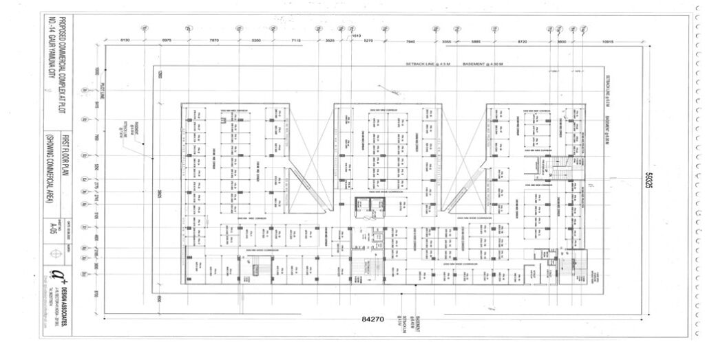 Yamuna City Mall 1rd-floor-plan